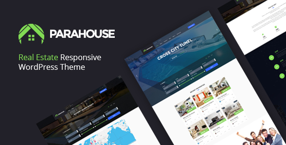 Bootstrap theme Parahouse - Modern Real Estate WordPress Theme