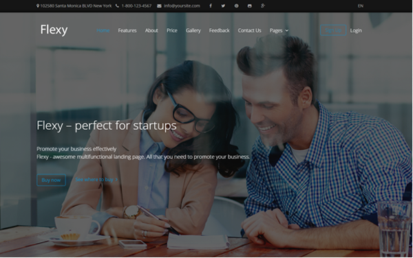 Bootstrap theme FLEXY - Business MultiPurpose Theme
