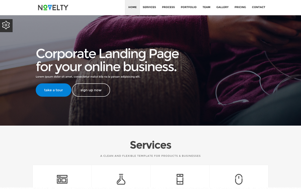 Bootstrap theme Novelty - Multipurpose Template