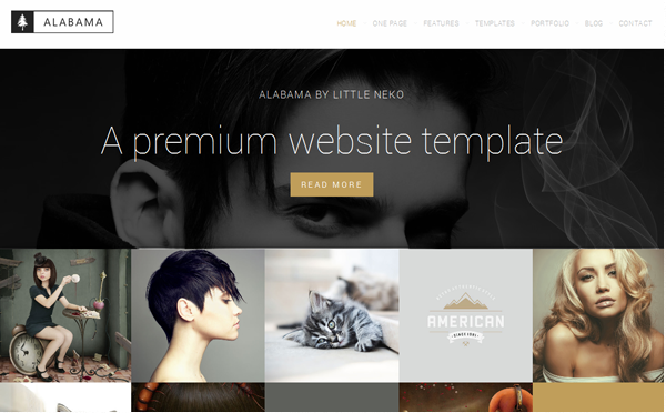 Bootstrap theme Alabama - Modern Multipurpose Template