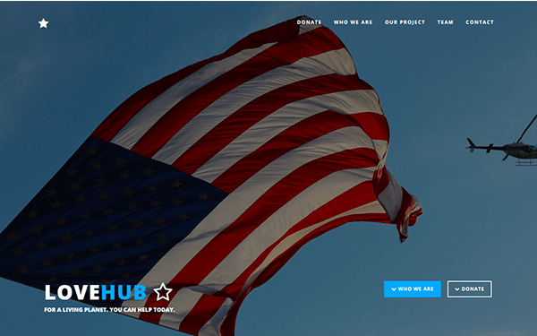 Bootstrap theme LoveHub - Multipurpose Non-Profit Theme