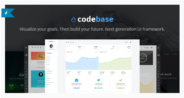 Bootstrap theme Codebase - Bootstrap 4 Admin Dashboard Template + UI Framework