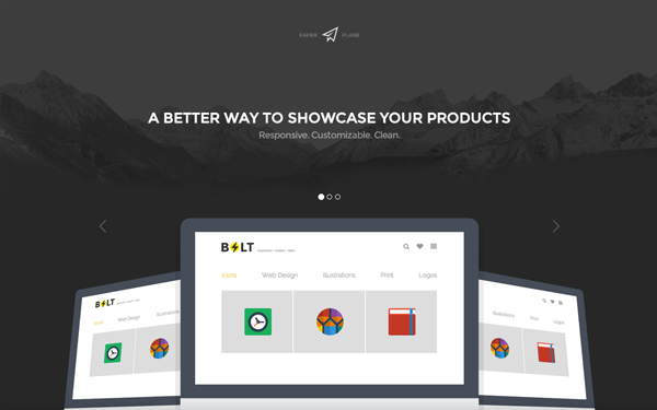 Bootstrap theme Paper Plane - Multi Purpose Theme