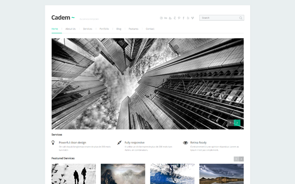 Bootstrap theme Innovation