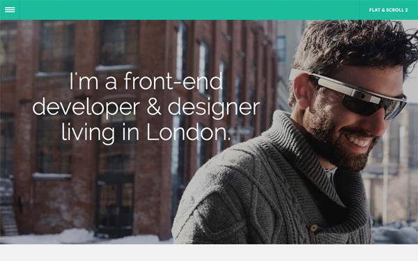 Bootstrap theme Flat & Scroll 2 - One Page Theme
