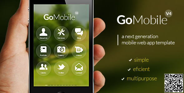 Bootstrap theme Go Mobile